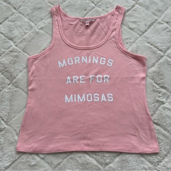 Victoria’s Secret | Peach “Mornings Are For Mimosas” Tank | Size Small - Picture 2 of 9